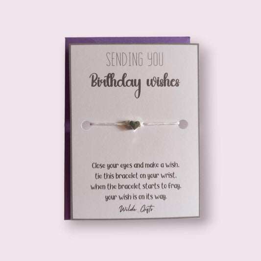 Sending birthday wishes wish bracelet (WB742)