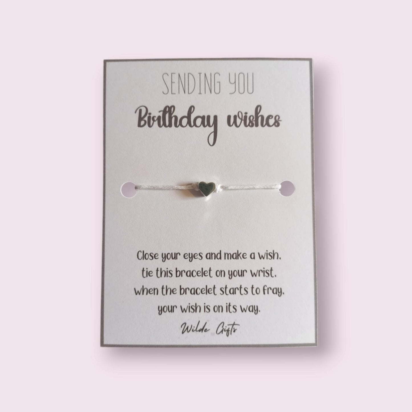 Sending birthday wishes wish bracelet (WB742)