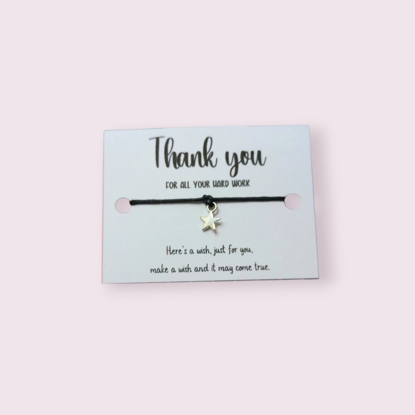 Thank you for your hard work wish bracelet (wb1141)