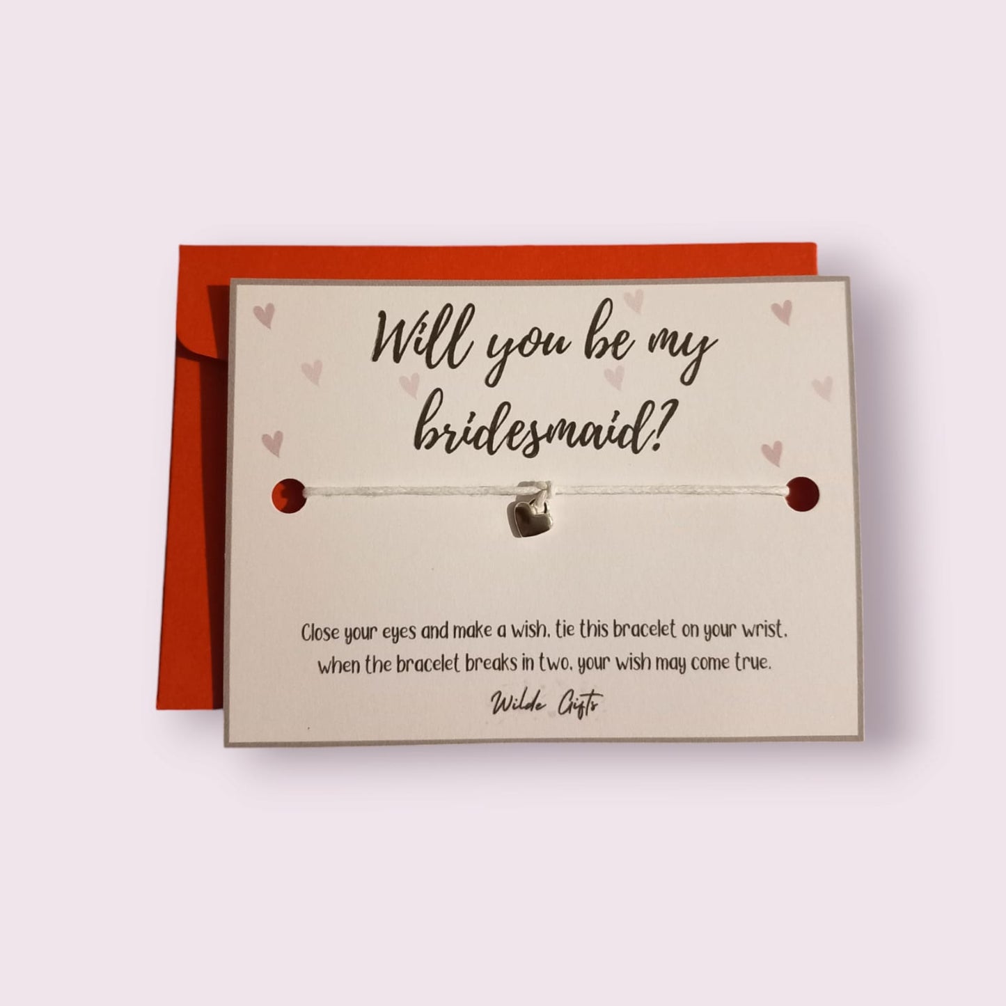 will you be my bridesmaid wish bracelet (WB870) image 0