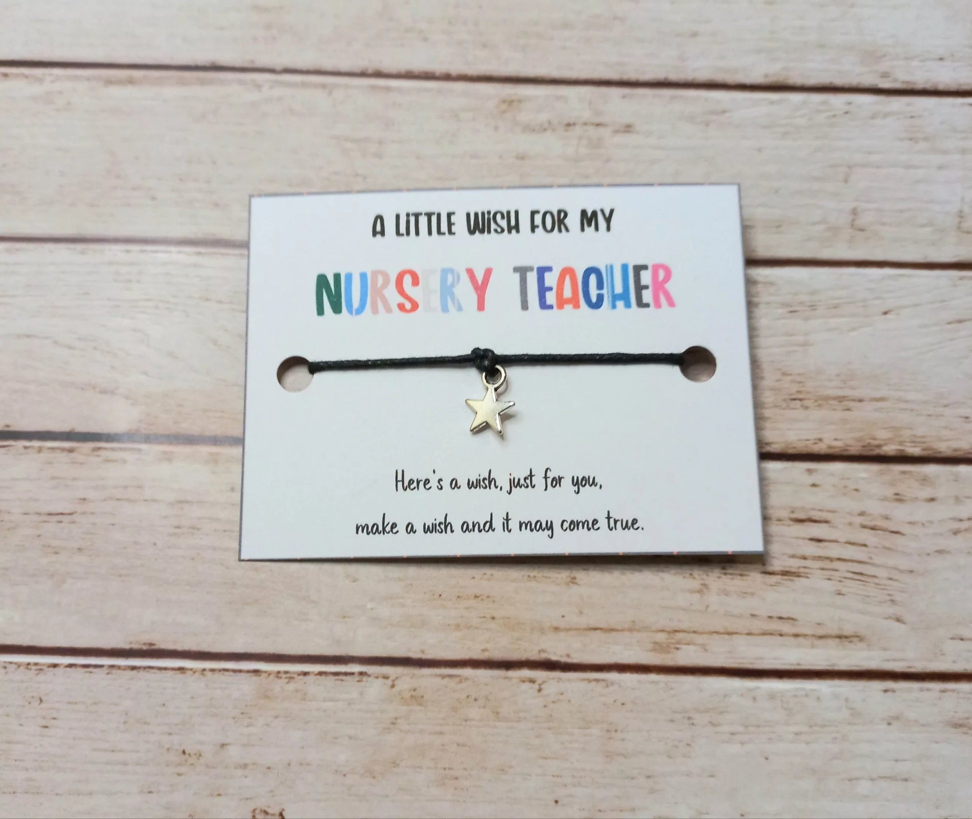 Nursery teacher wish bracelet (wb1140) image 0