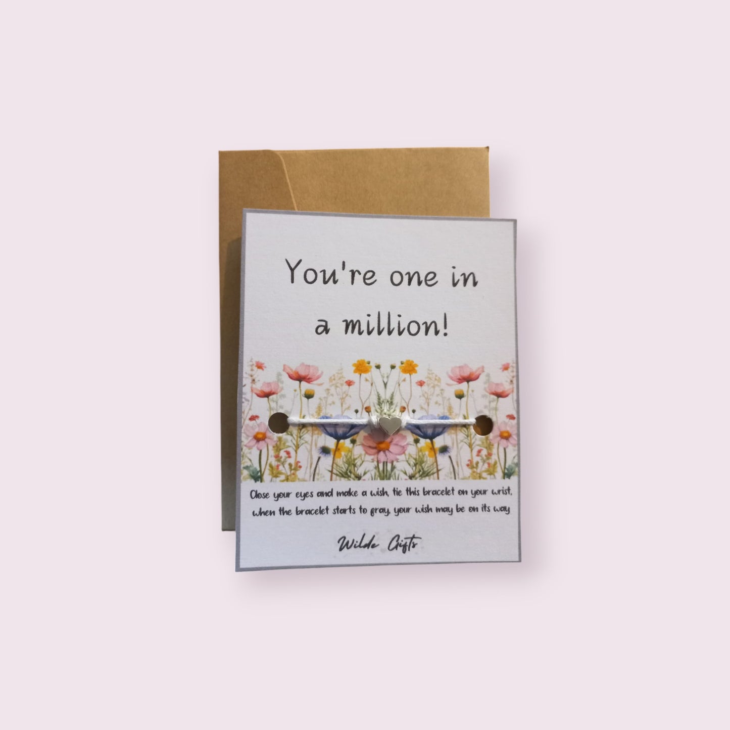 You're one in a million wish bracelet (WB1252) image 0