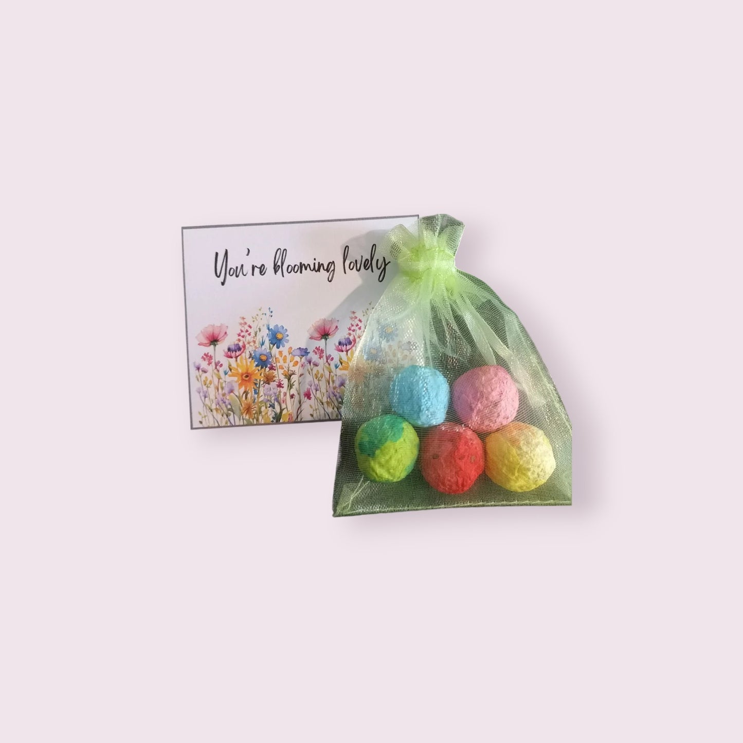 You're blooming lovely seed balls gift