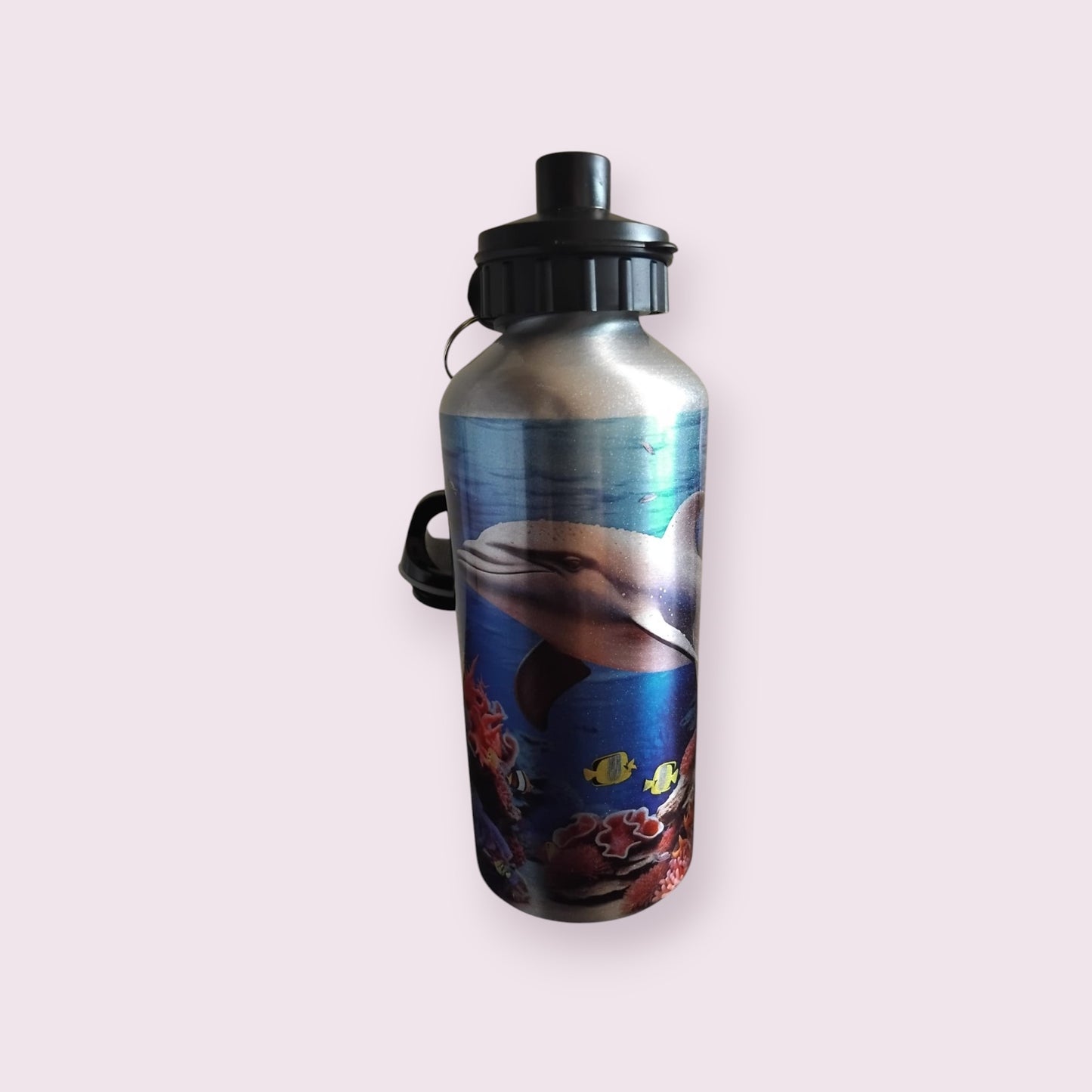 3D Dolphin 600ml Water Bottle - Wilde Gifts Water Bottle