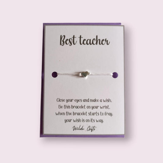 Best teacher wish bracelet (WB731)