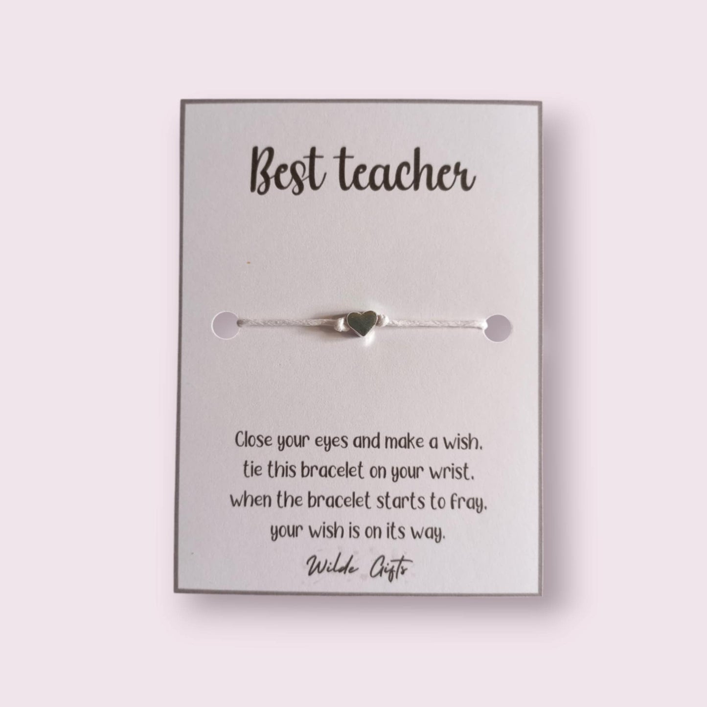 Best teacher wish bracelet (WB731)