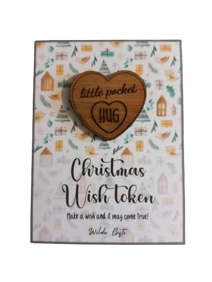 Christmas Wish Token Pocket Hug (OH36) image 0