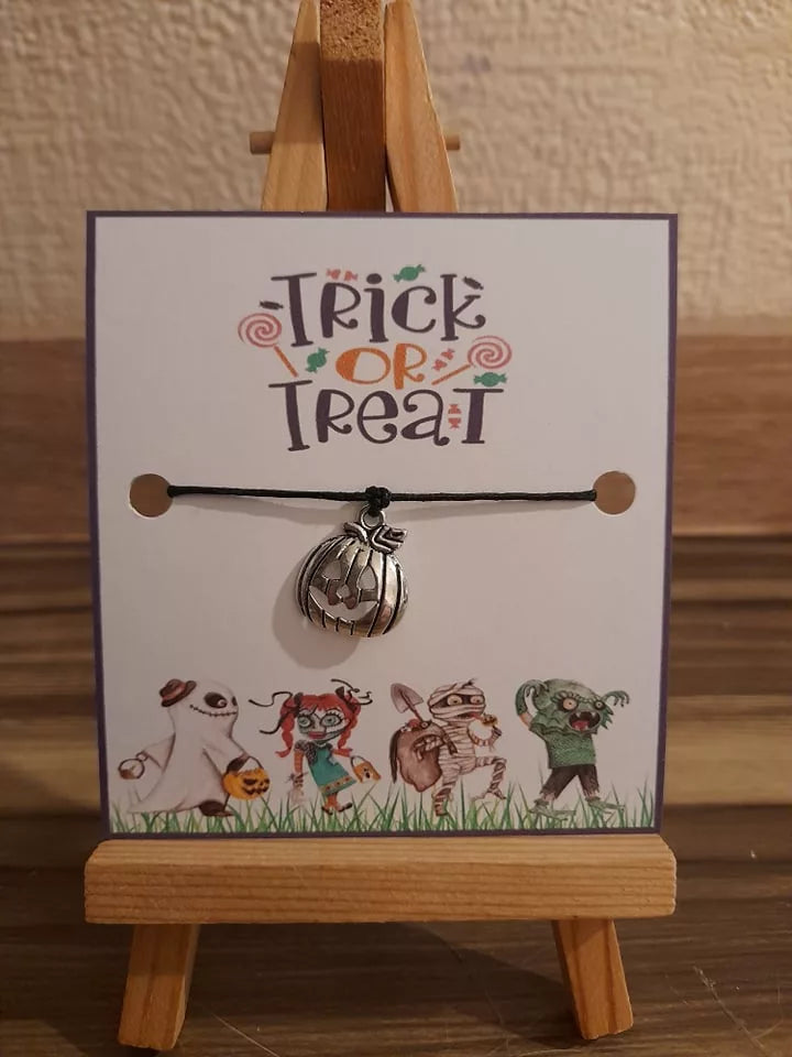 Trick or Treat Halloween Wish Bracelet (WB559) image 0