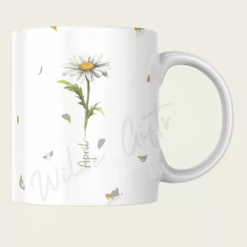 April Birthflower 11oz Mug - Wilde Gifts 