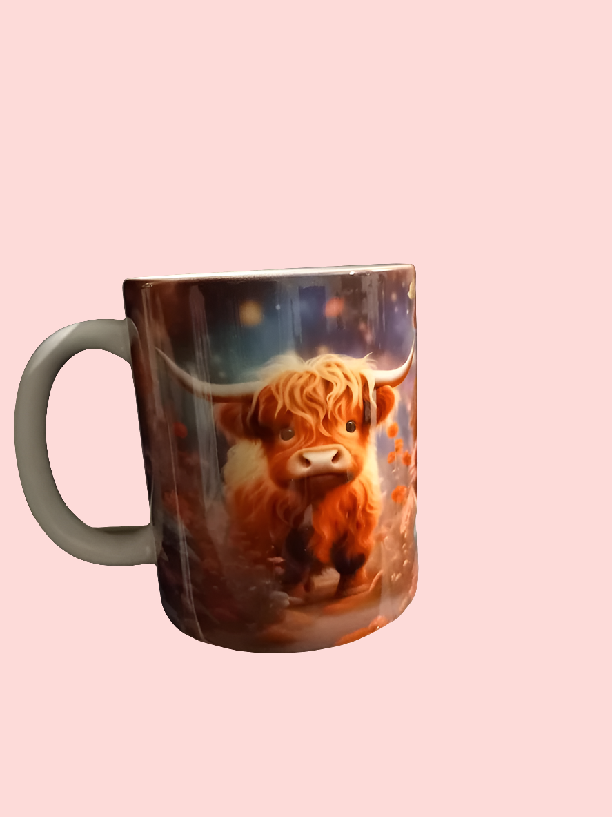 Baby highland design 11oz mug - Wilde Gifts 