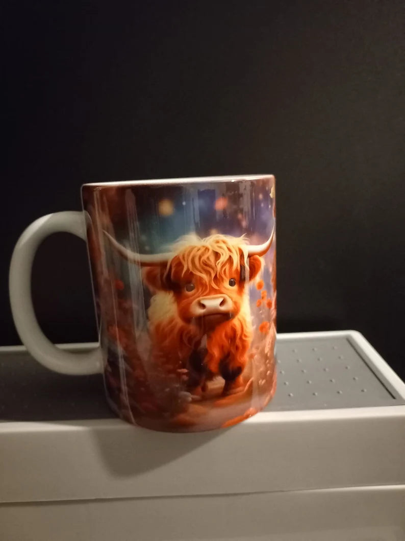 Baby highland design 11oz mug - Wilde Gifts 