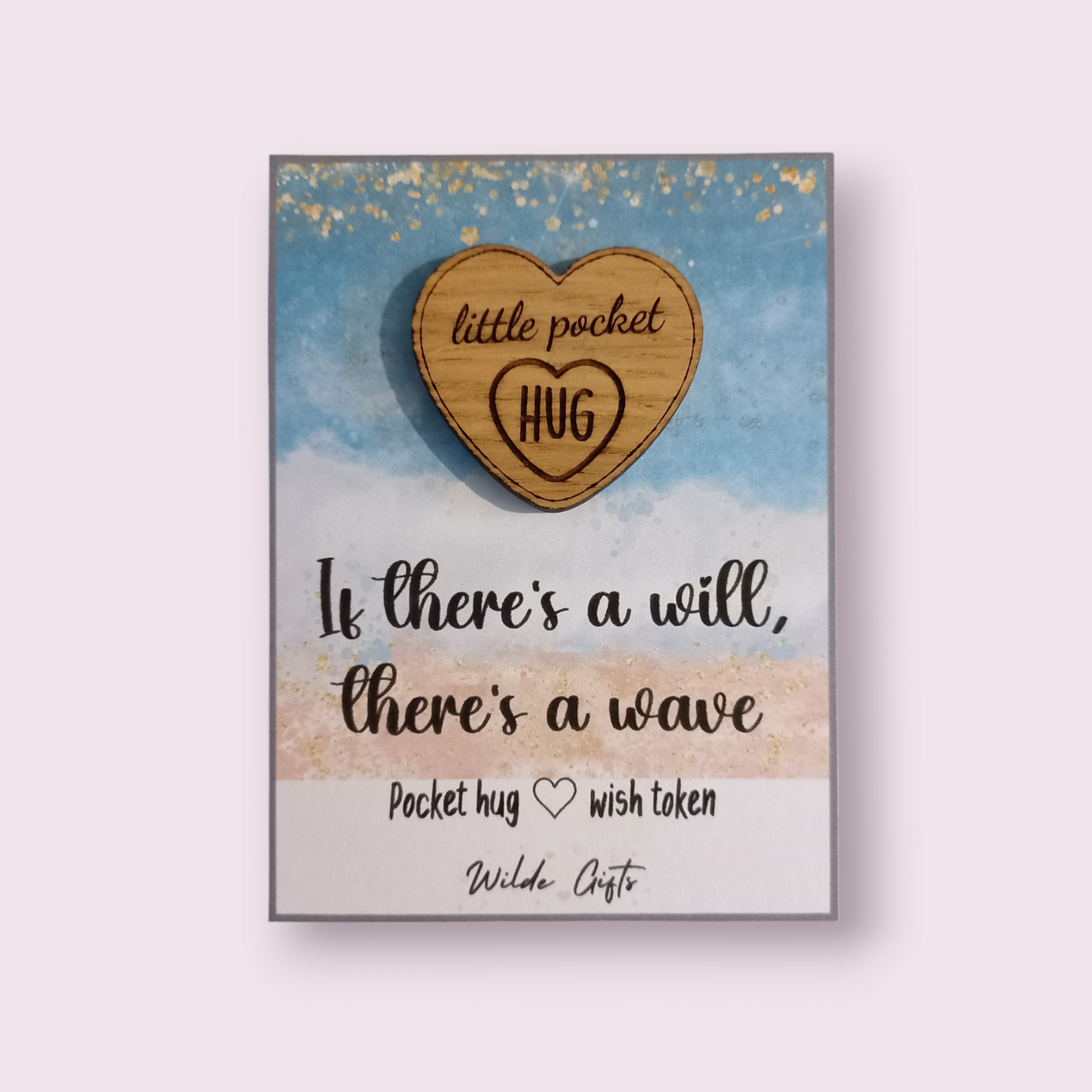 Beach quote pocket hug - Wilde Gifts 