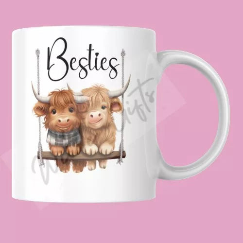 Besties Highland 11oz Mug - Wilde Gifts 