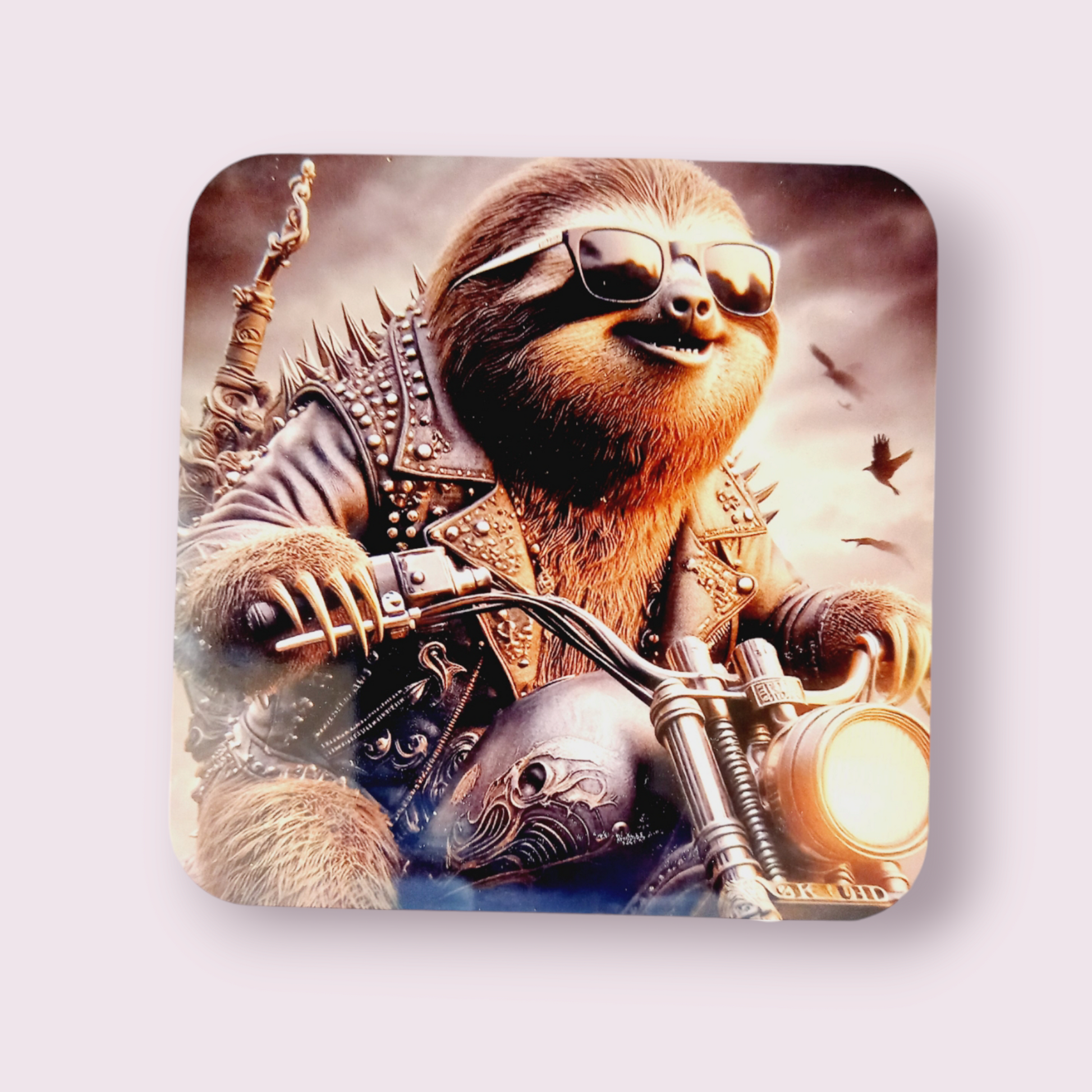 Biker sloth Coaster - Wilde Gifts 