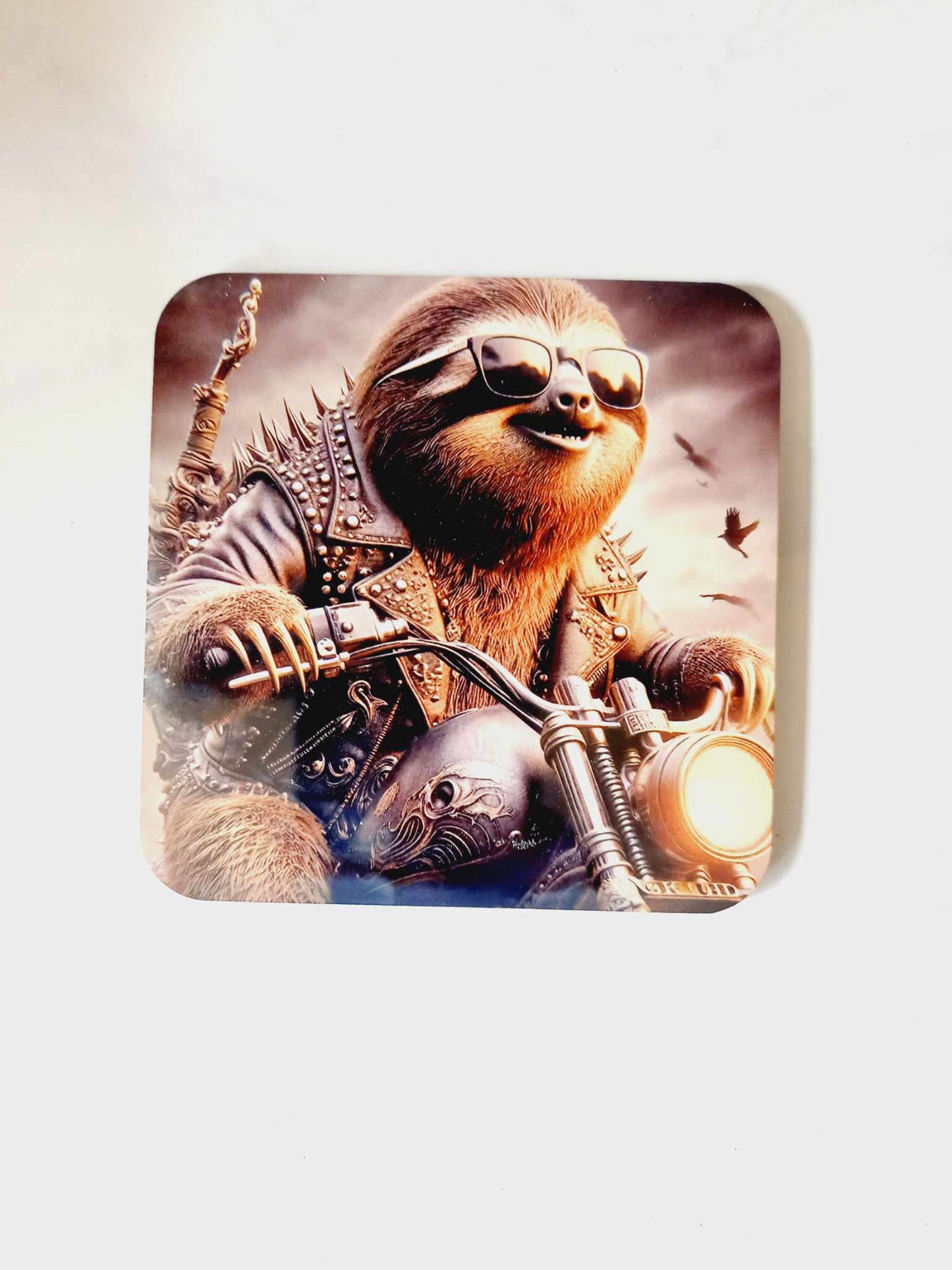 Biker sloth Coaster - Wilde Gifts 