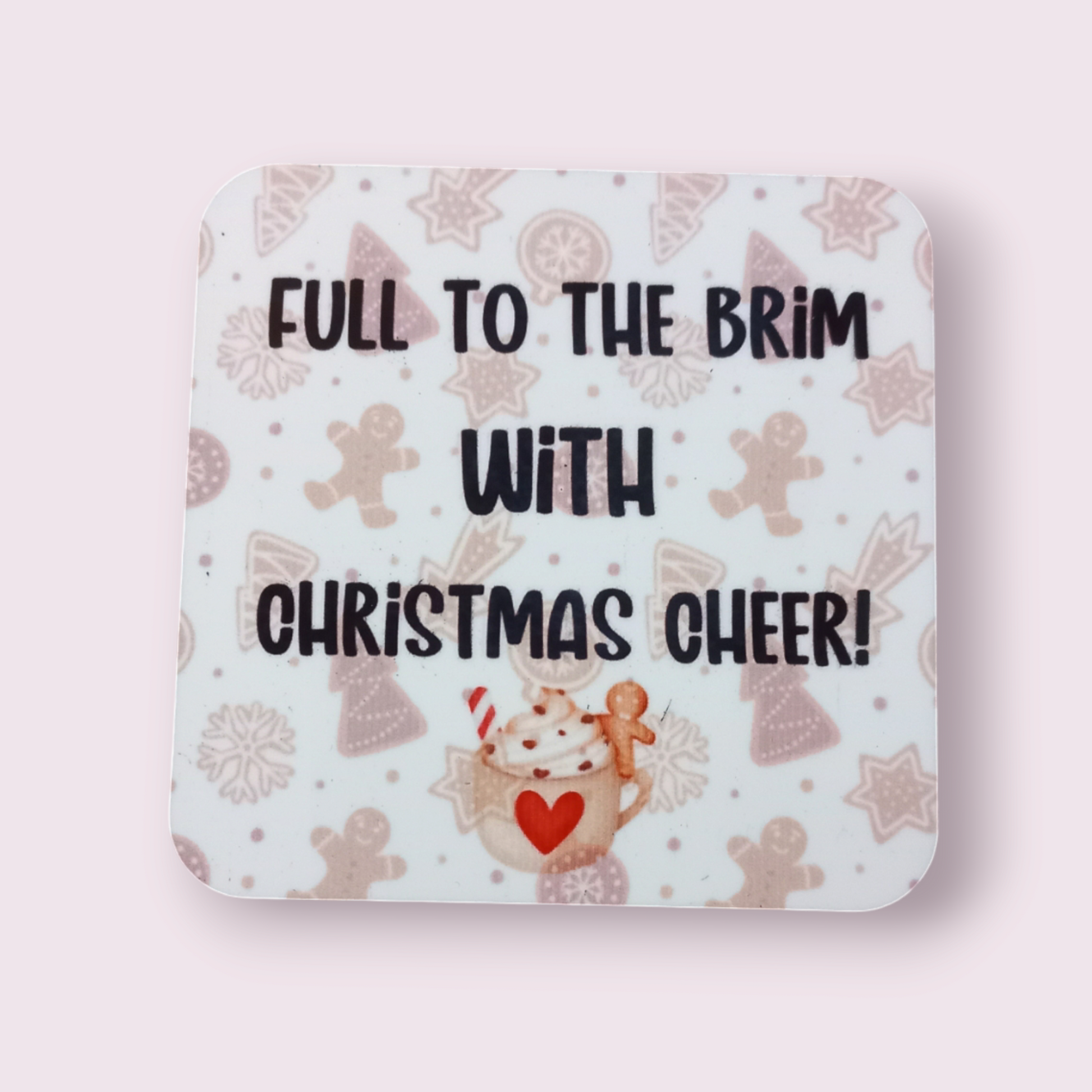 Christmas cheer coaster - Wilde Gifts 