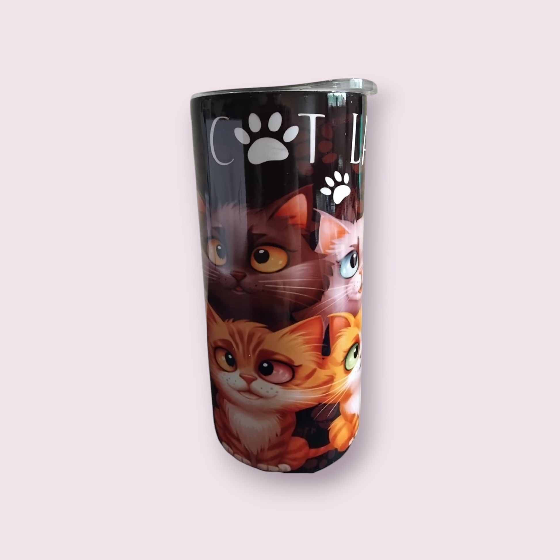 Crazy cat lady 15oz hot cold Tumbler - Wilde Gifts 