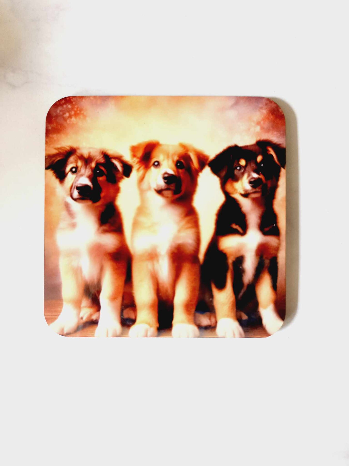 Cute Puppies Coaster - Wilde Gifts Coaster