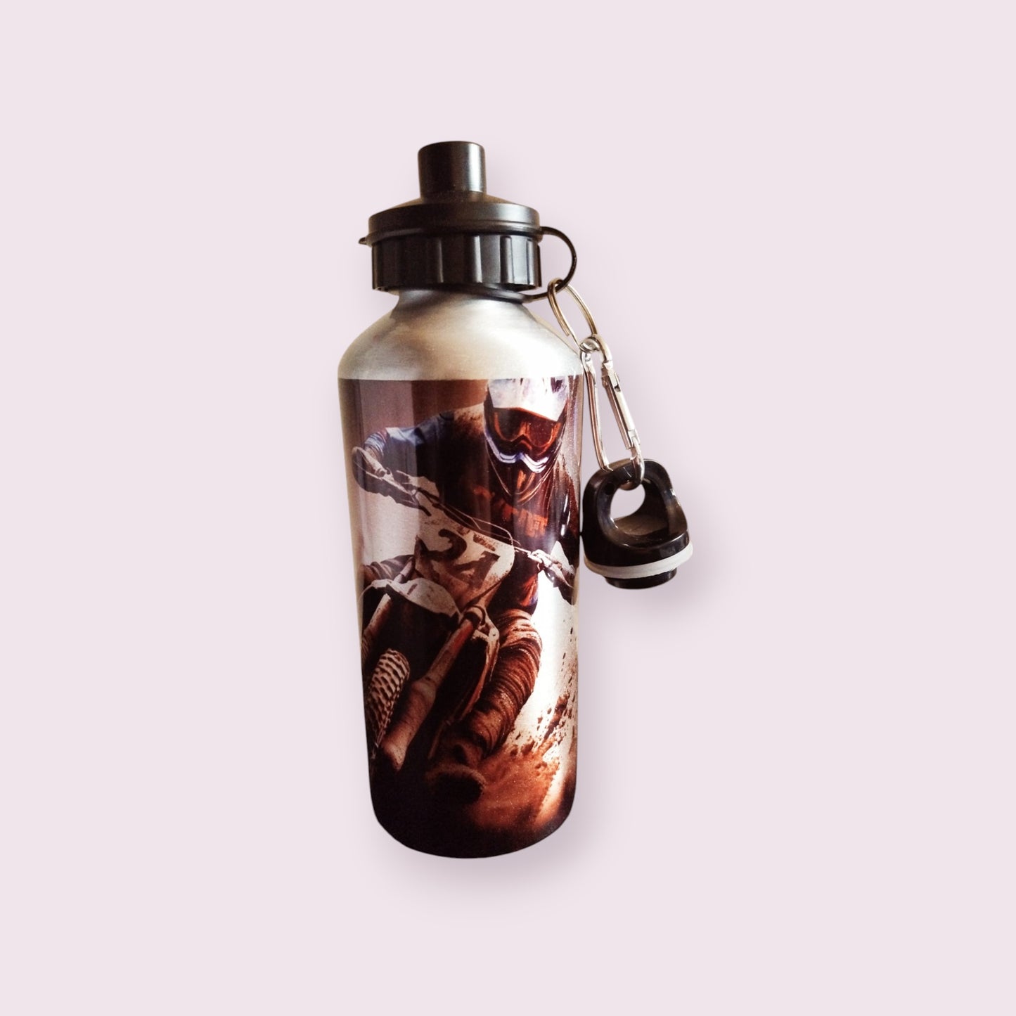 Dirt Bike 600ml Water Bottle - Wilde Gifts Water Bottle