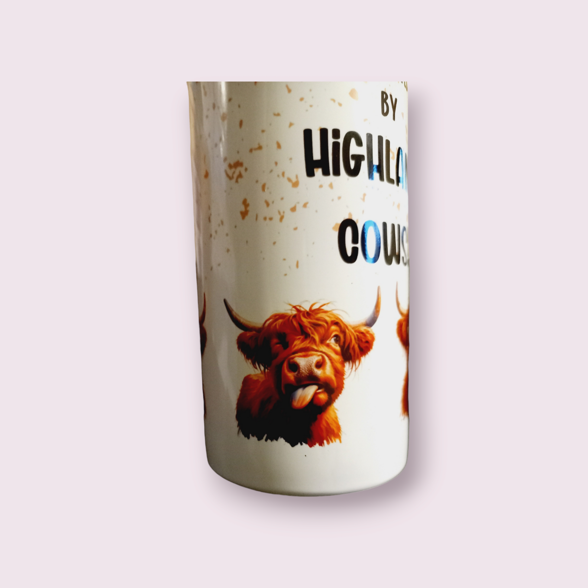 Distracted by Highland Cows 15oz hot cold Tumbler - Wilde Gifts 