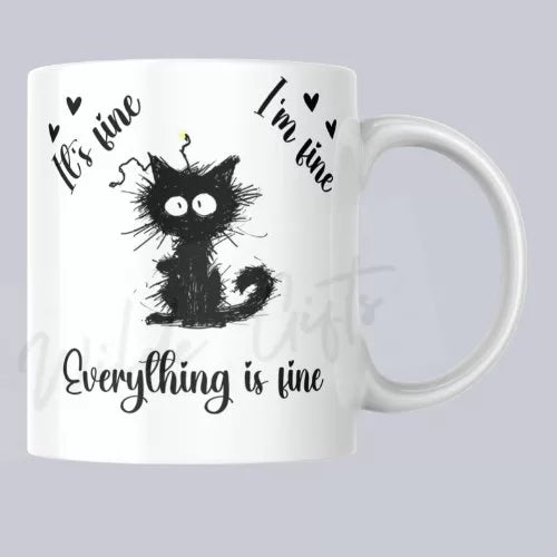 Everything is fine 11oz Mug - Wilde Gifts 