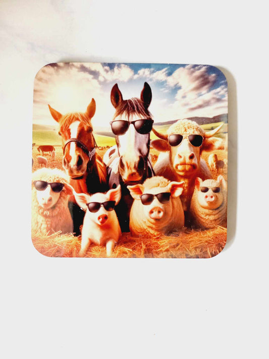 Farm Crew Coaster - Wilde Gifts Coaster