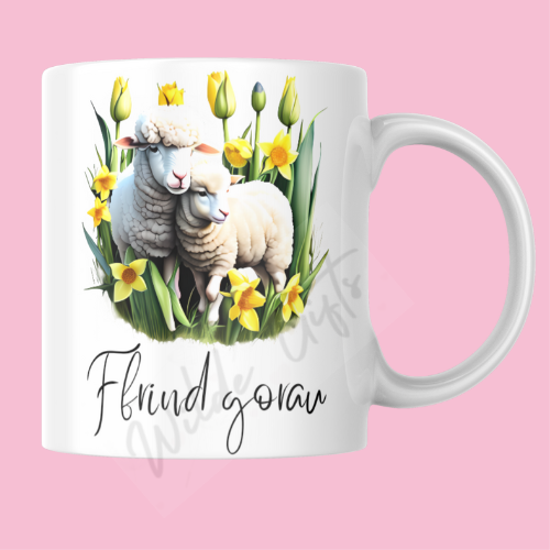 Ffrind gorau Sheep 11oz Mug - Wilde Gifts 