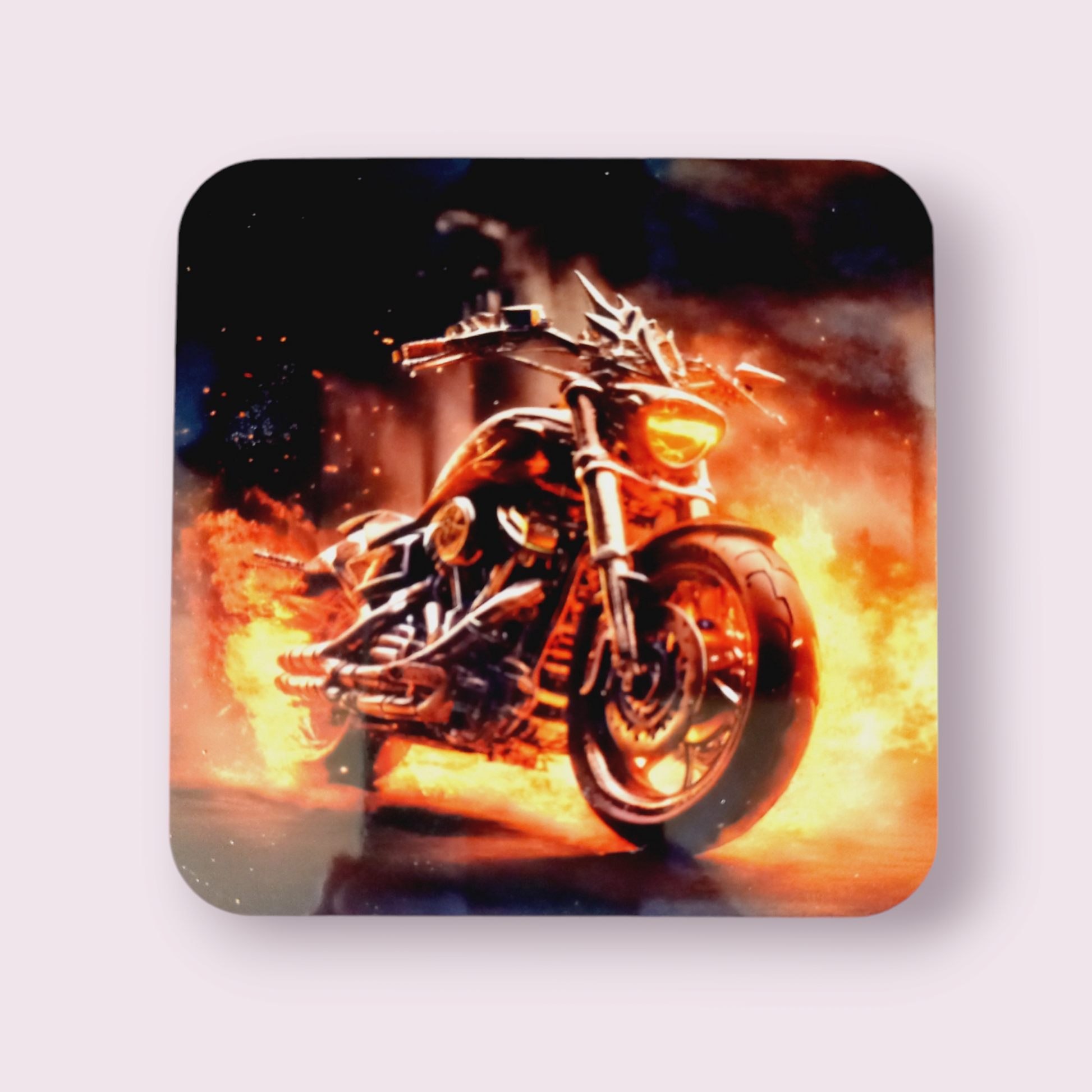 Fiery bike Coaster - Wilde Gifts 