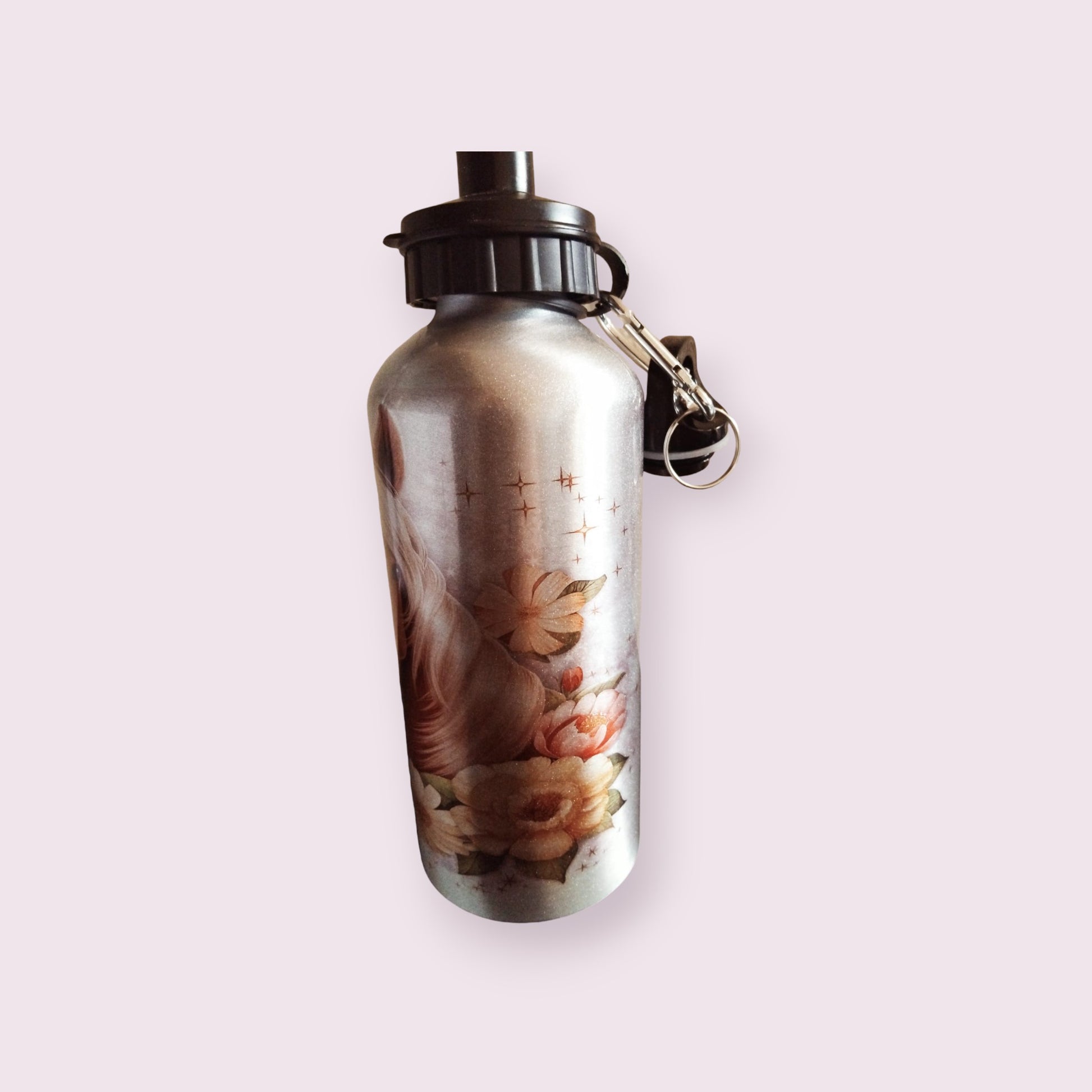 Floral Horse 600ml Water Bottle - Wilde Gifts Water Bottle