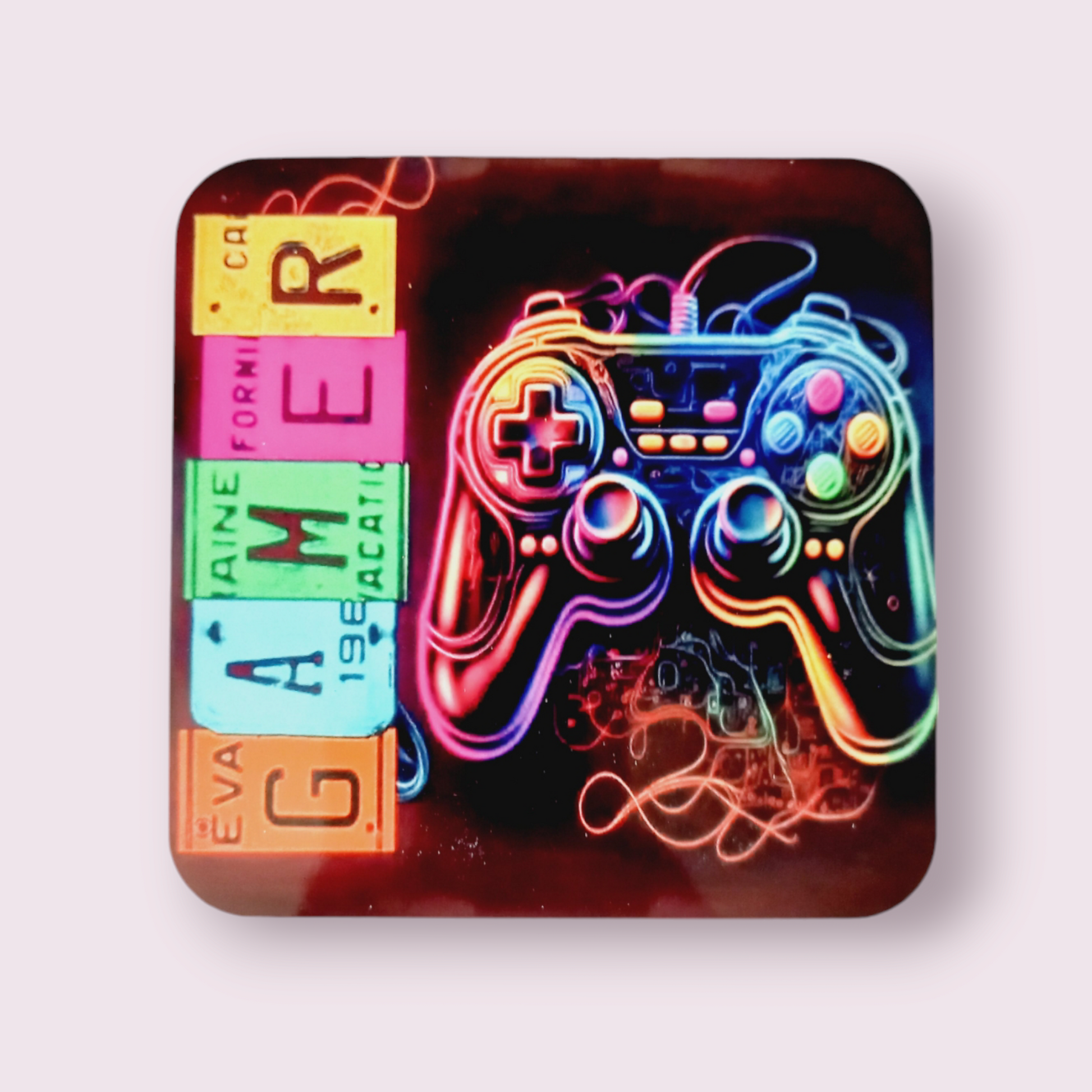 Gamer Neon Coaster - Wilde Gifts 