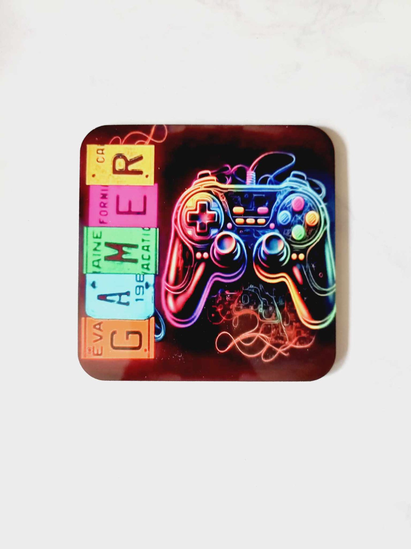 Gamer Neon Coaster - Wilde Gifts 