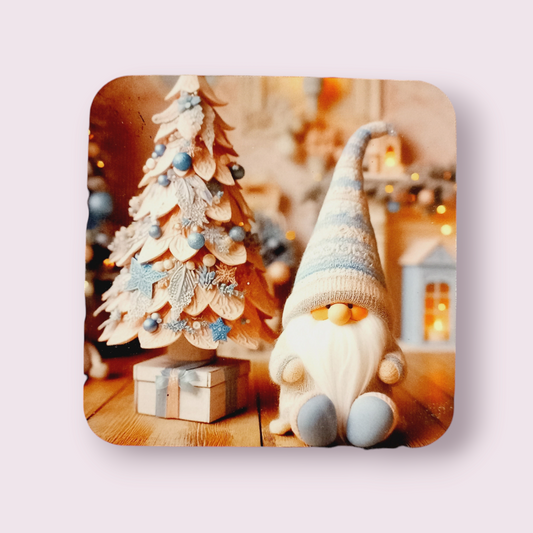 Gnome Christmas coaster - Wilde Gifts 