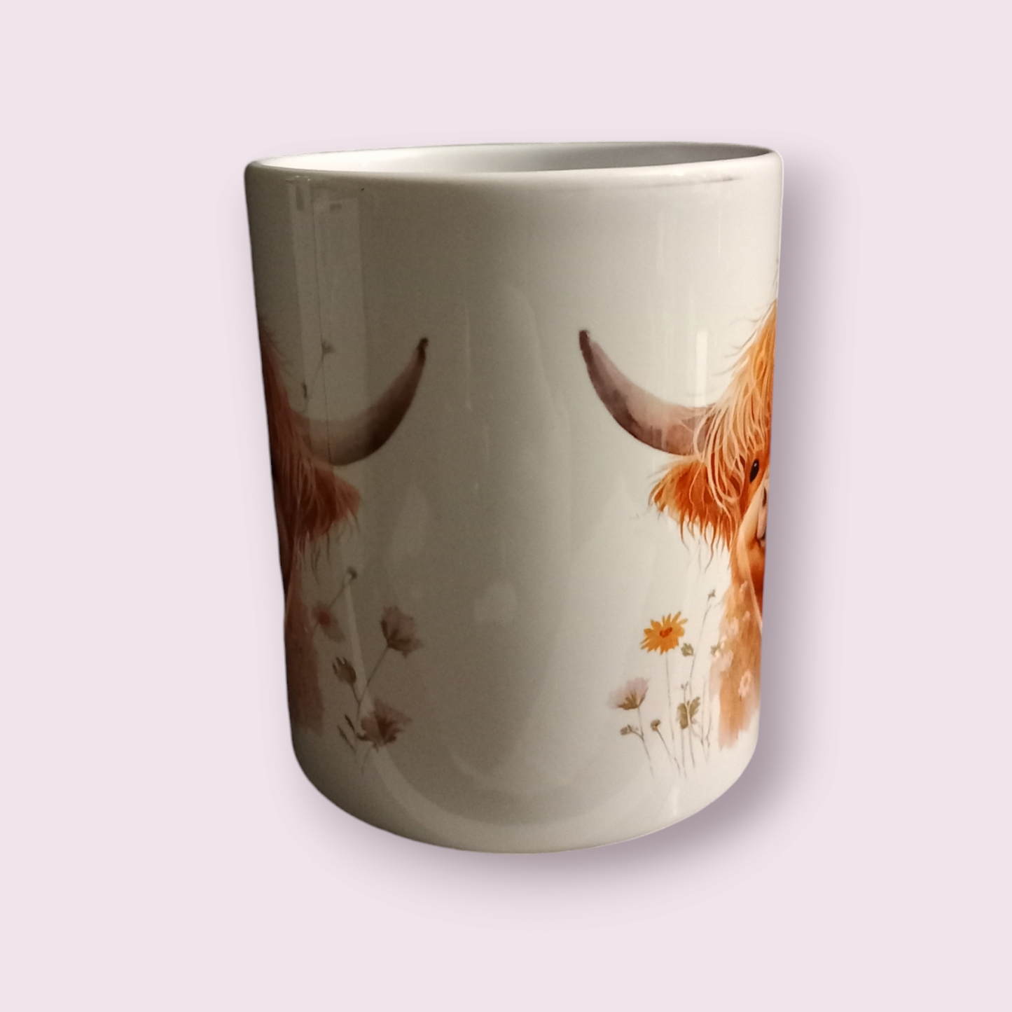 Happy highland cow 11oz mug - Wilde Gifts 