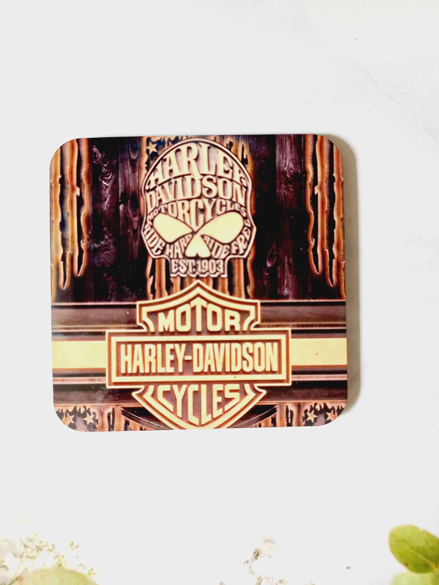 Harley davidson Coaster - Wilde Gifts 