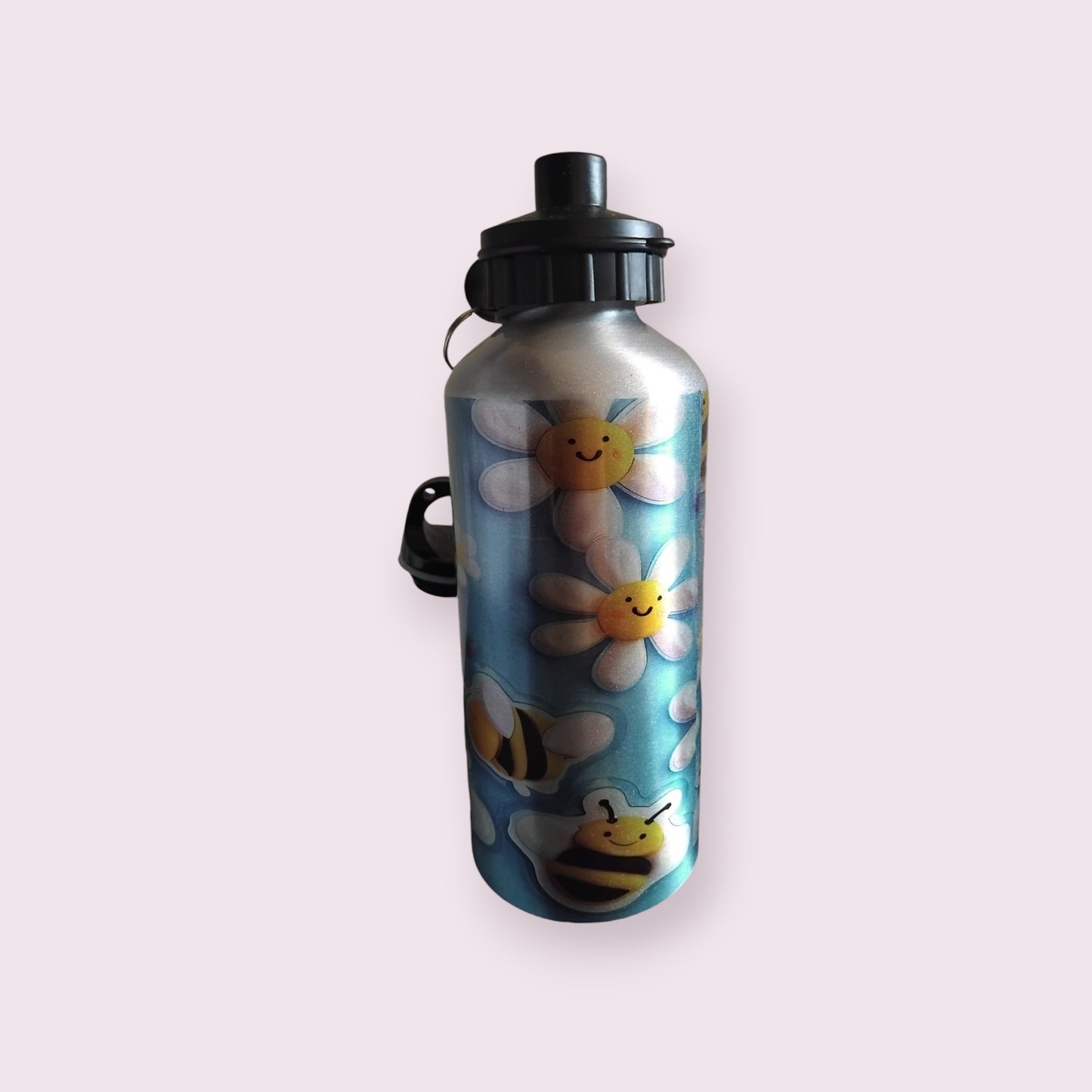 Inflated Bee Daisy 600ml Water Bottle - Wilde Gifts Water Bottle