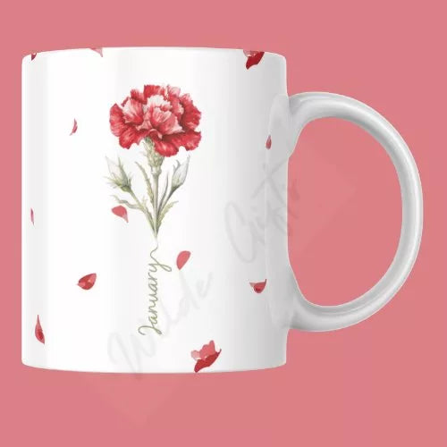 January Birthflower 11oz Mug - Wilde Gifts 