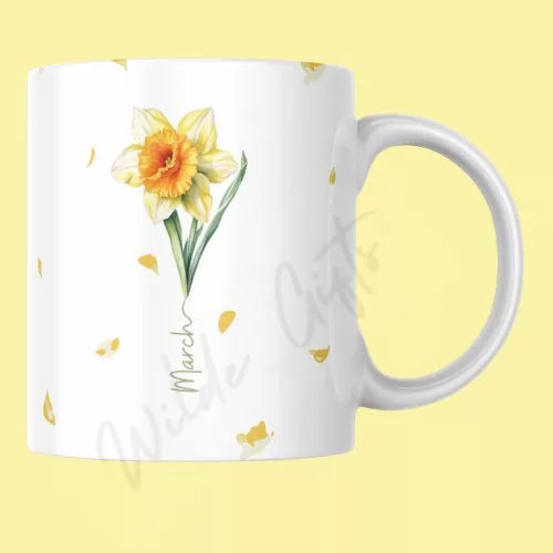 March Birthflower 11oz Mug - Wilde Gifts 