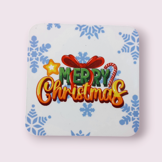 Merry christmas coaster - Wilde Gifts 