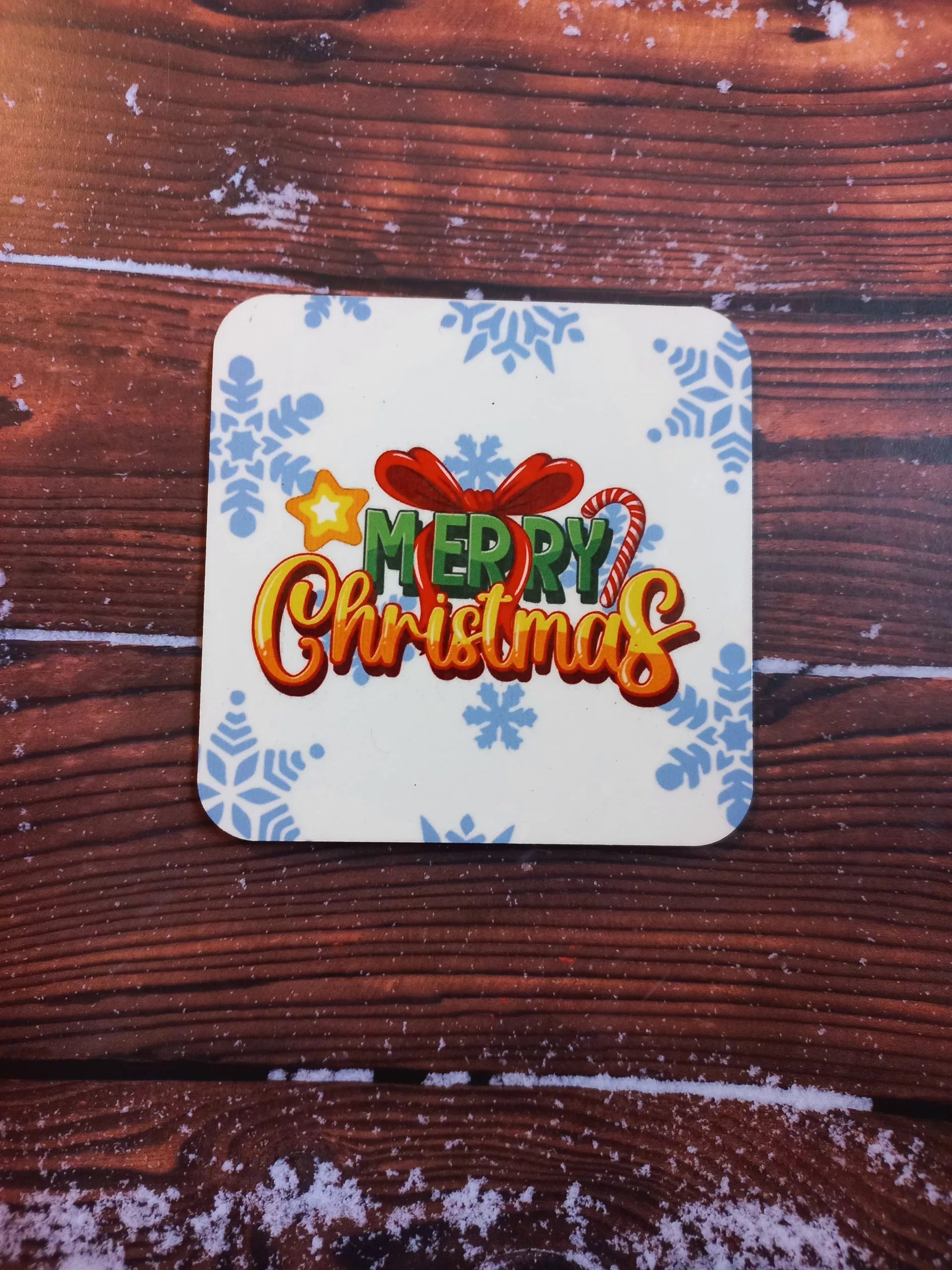 Merry christmas coaster - Wilde Gifts 