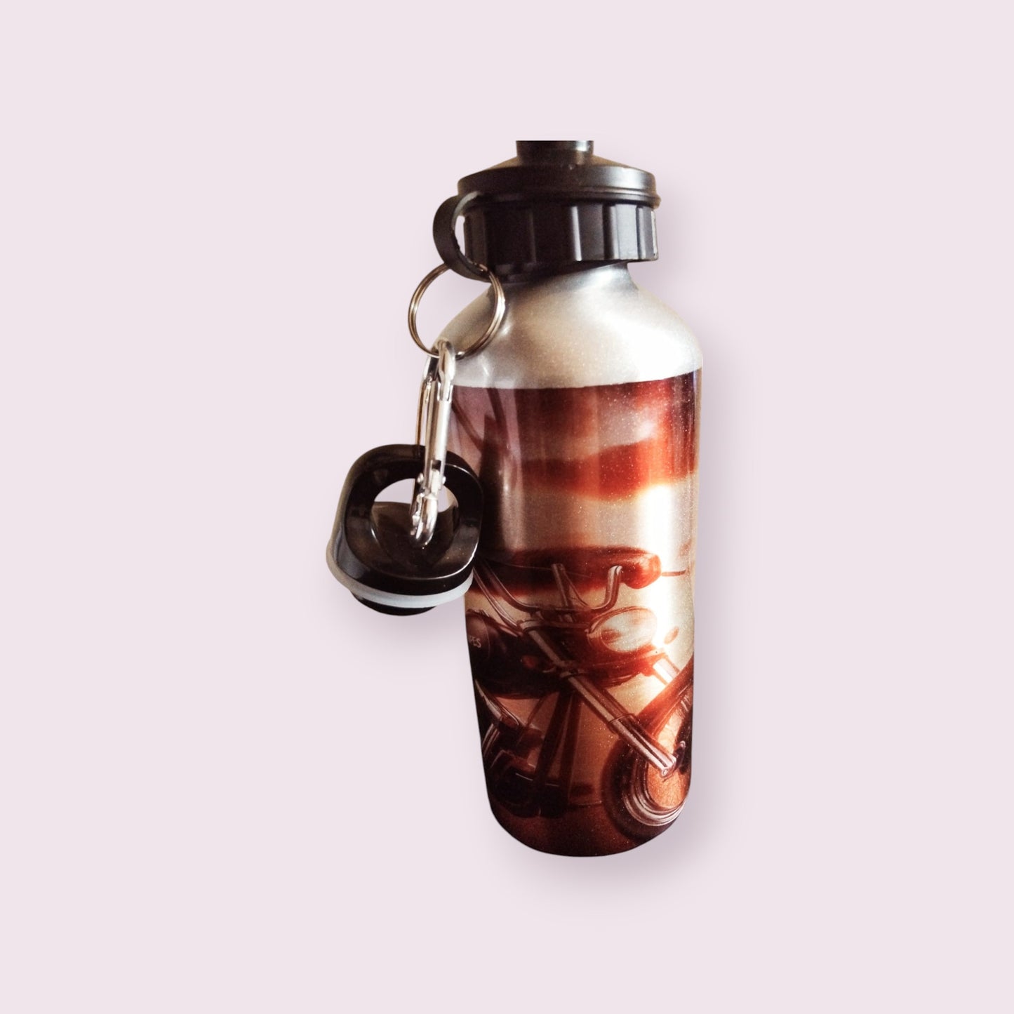 Monkey Biker 600ml Water Bottle - Wilde Gifts Water Bottle