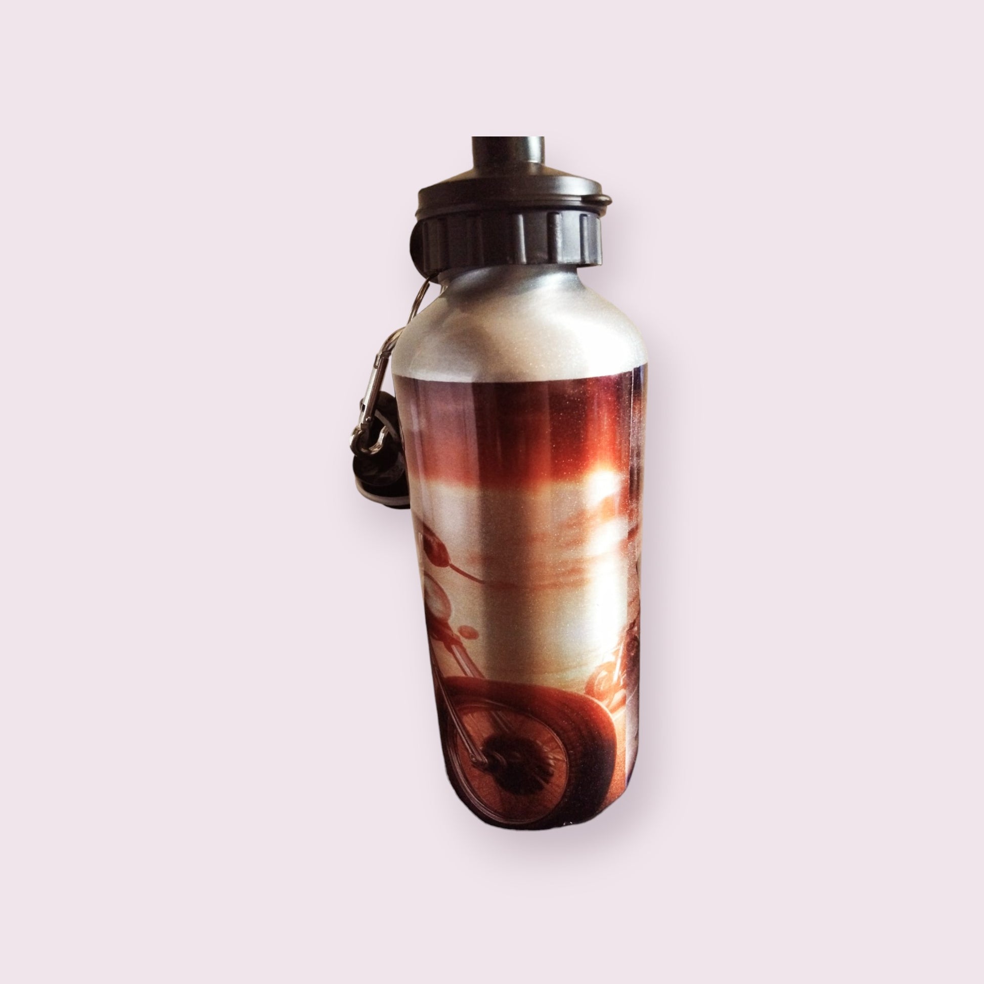 Monkey Biker 600ml Water Bottle - Wilde Gifts Water Bottle