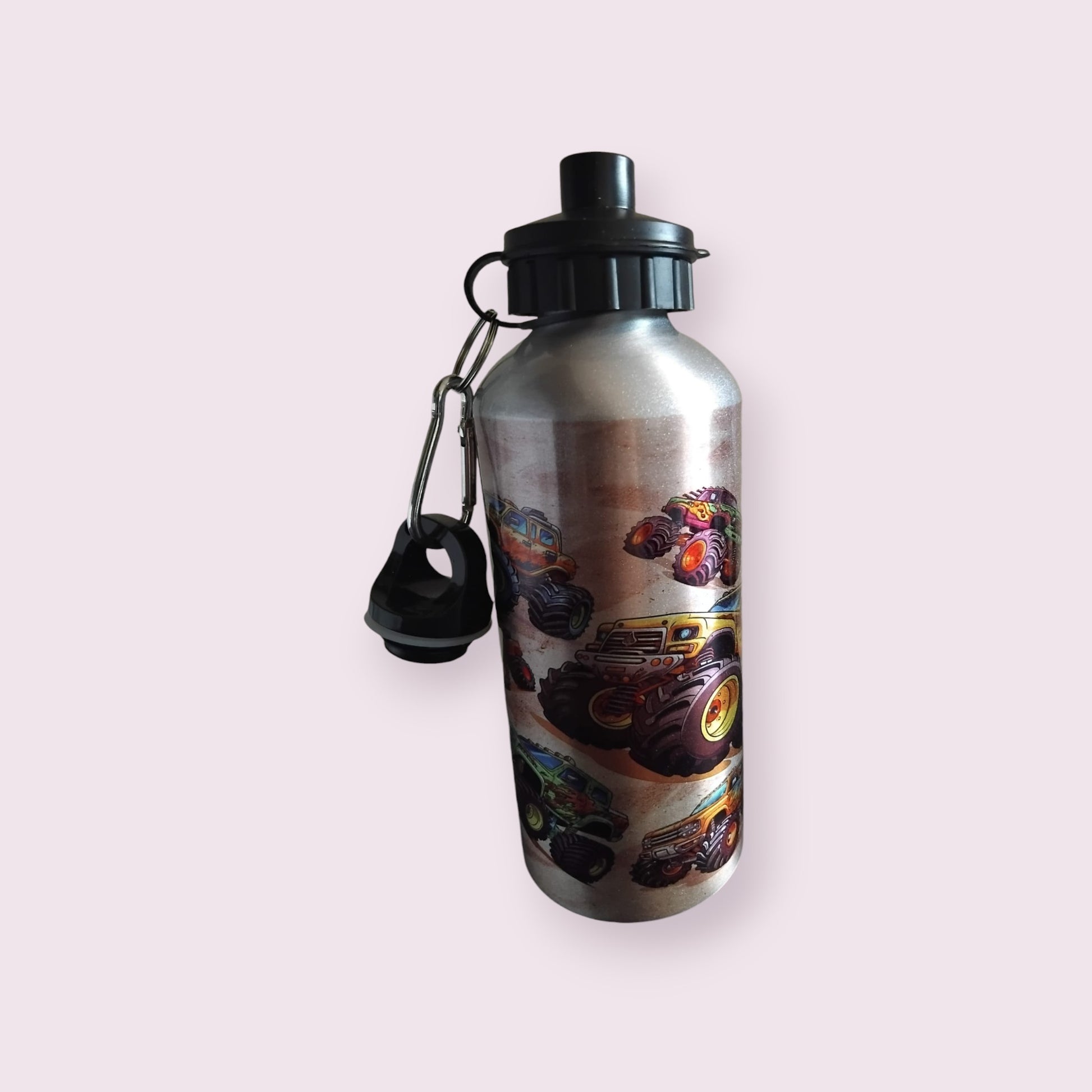 Monster Truck 600ml Water Bottle - Wilde Gifts Water Bottle