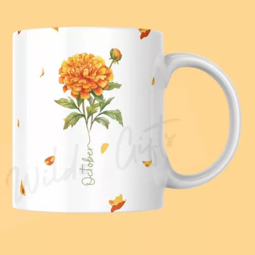 October Birthflower 11oz Mug - Wilde Gifts 