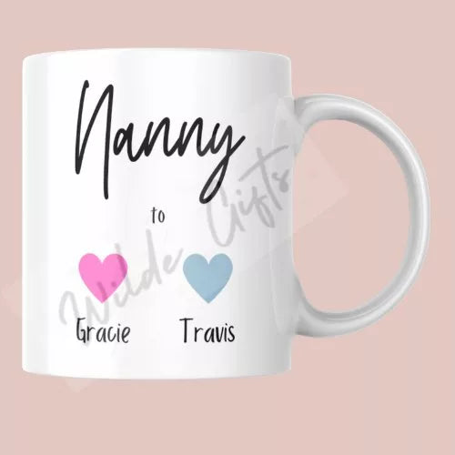 Personalised Nanny 11oz Mug - Wilde Gifts 