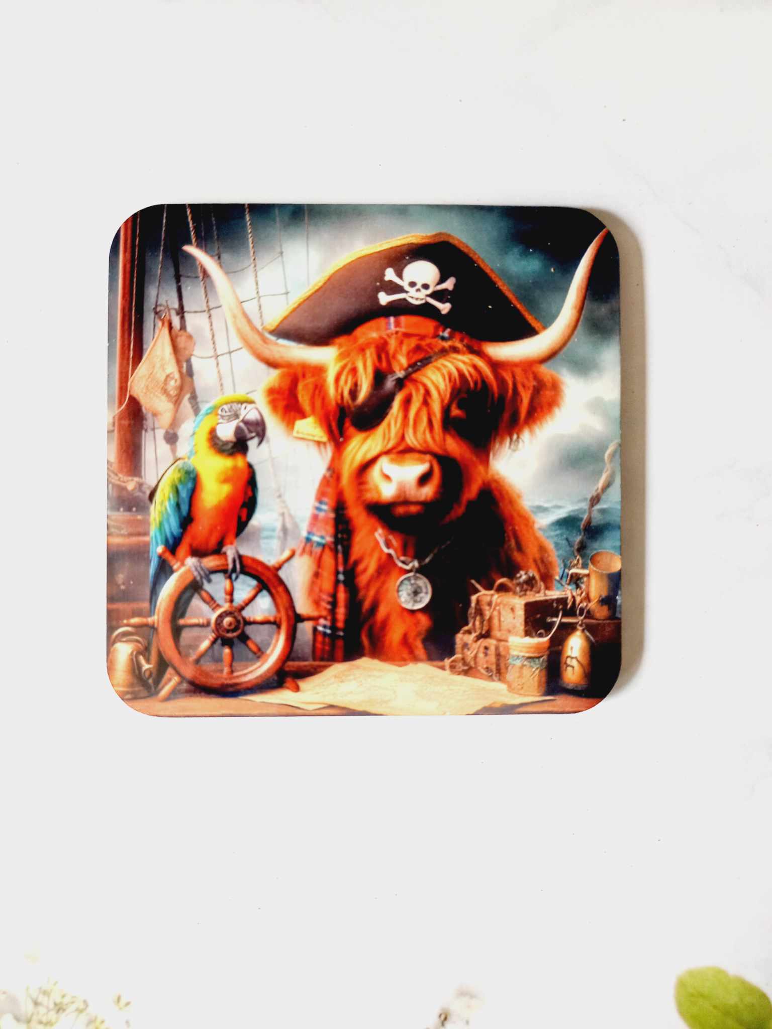 Pirate Highland Coaster - Wilde Gifts 