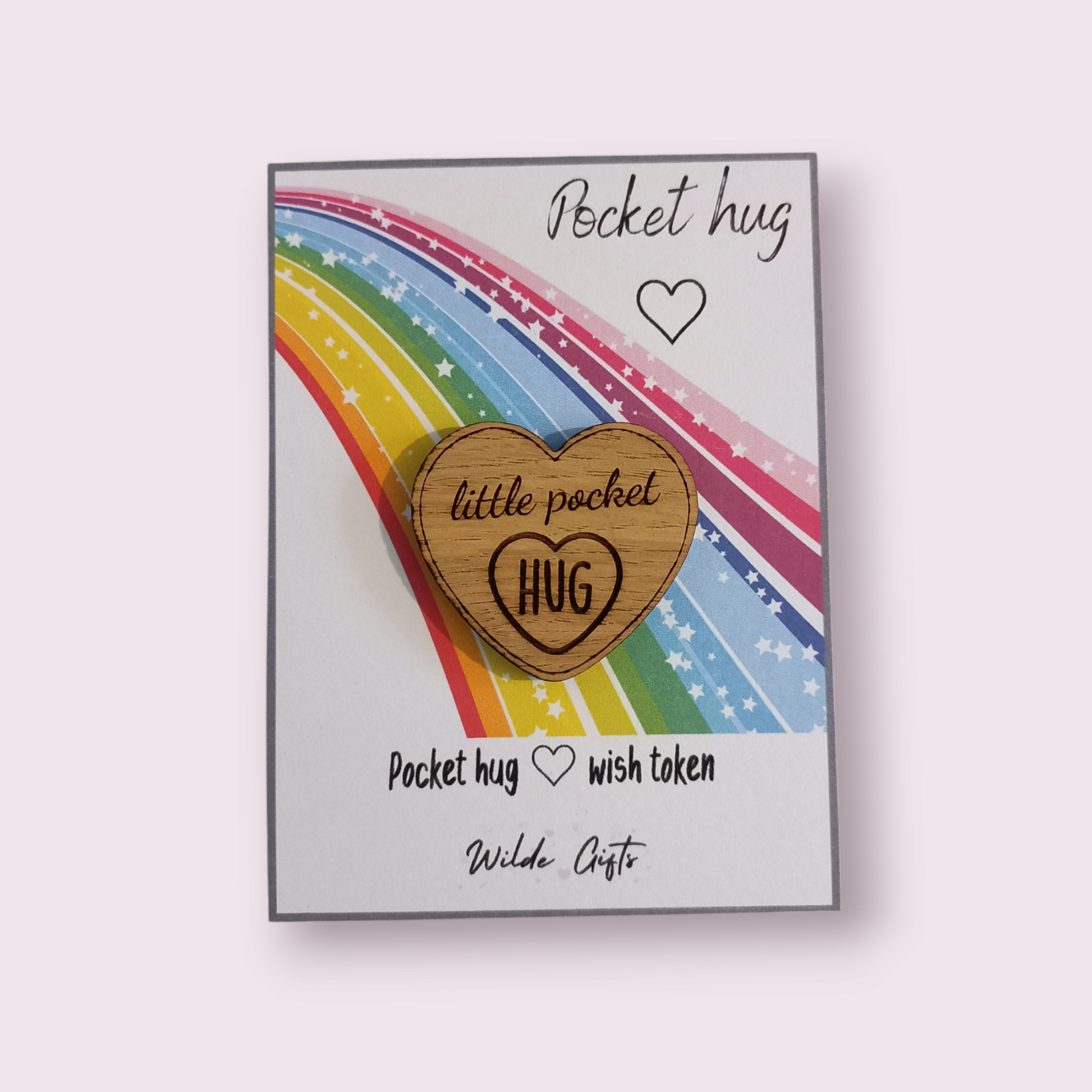 Rainbow pocket hug - Wilde Gifts 