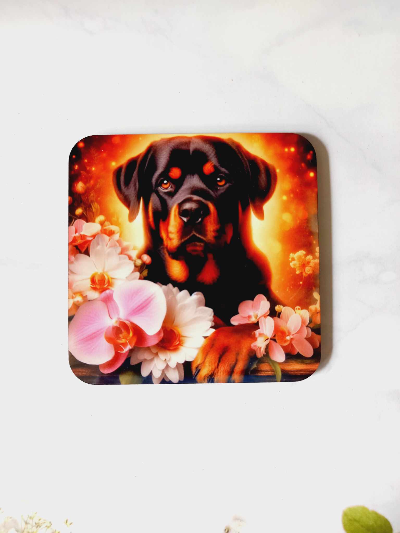 Rottweiler Coaster - Wilde Gifts 