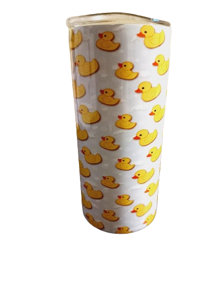 Rubber duck 15oz hot cold Tumbler - Wilde Gifts 