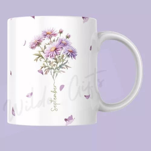 September Birthflower 11oz Mug - Wilde Gifts 