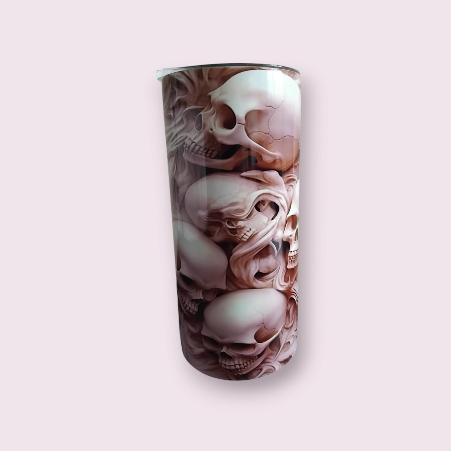 Skull 15oz hot cold Tumbler - Wilde Gifts 